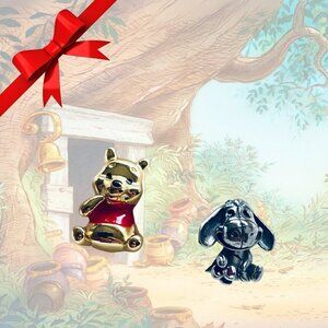 🐻 NWOT Winnie the Pooh Charm & Eeyore Charm